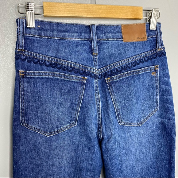 MADEWELL High Rise Beaded Slim Boy Jean - Picture 8 of 10